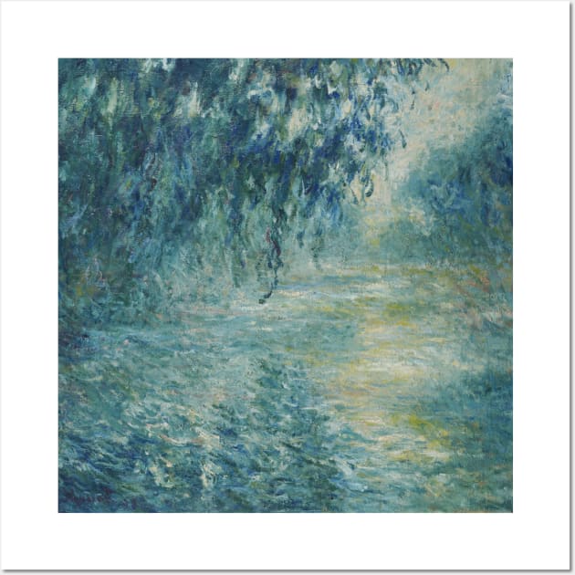 Morning on the Seine by Claude Monet Wall Art by Naves